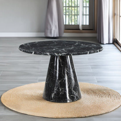 Hollis - Dining Table With Engineered Stone Top - Engineered Stone