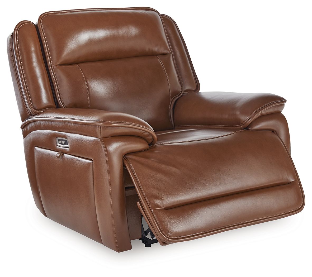 Healy Pier - Chocolate - Power Recliner / Adj Headrest