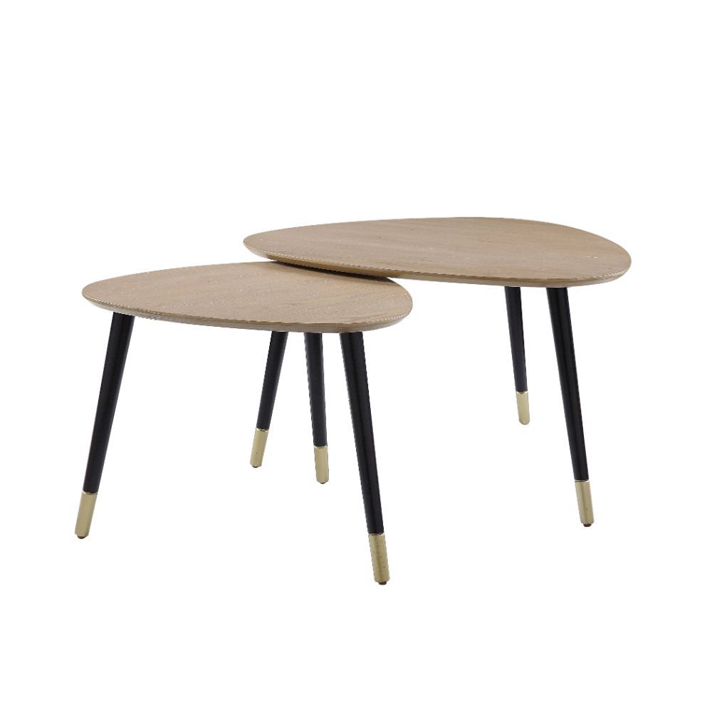 Allison - Coffee Table - Natural & Black