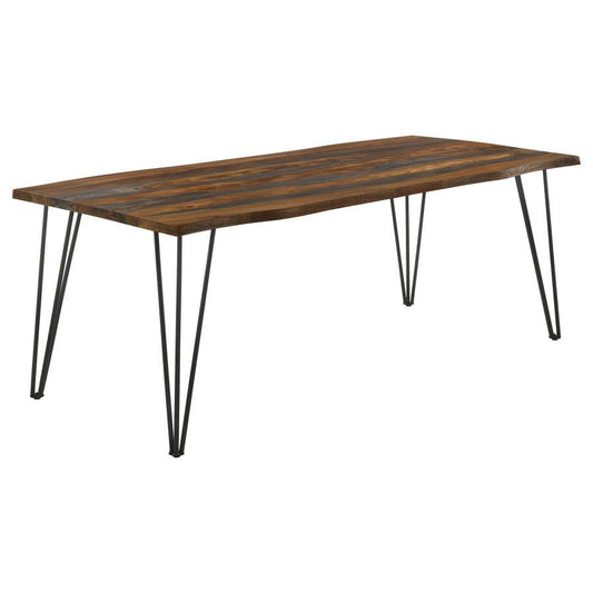 Neve - Live Edge Dining Table - Gray Sheesham