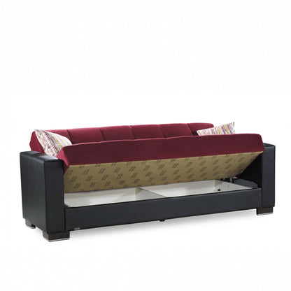 Ottomanson Armada - Upholstered Convertible Sofabed With Storage - Microfiber
