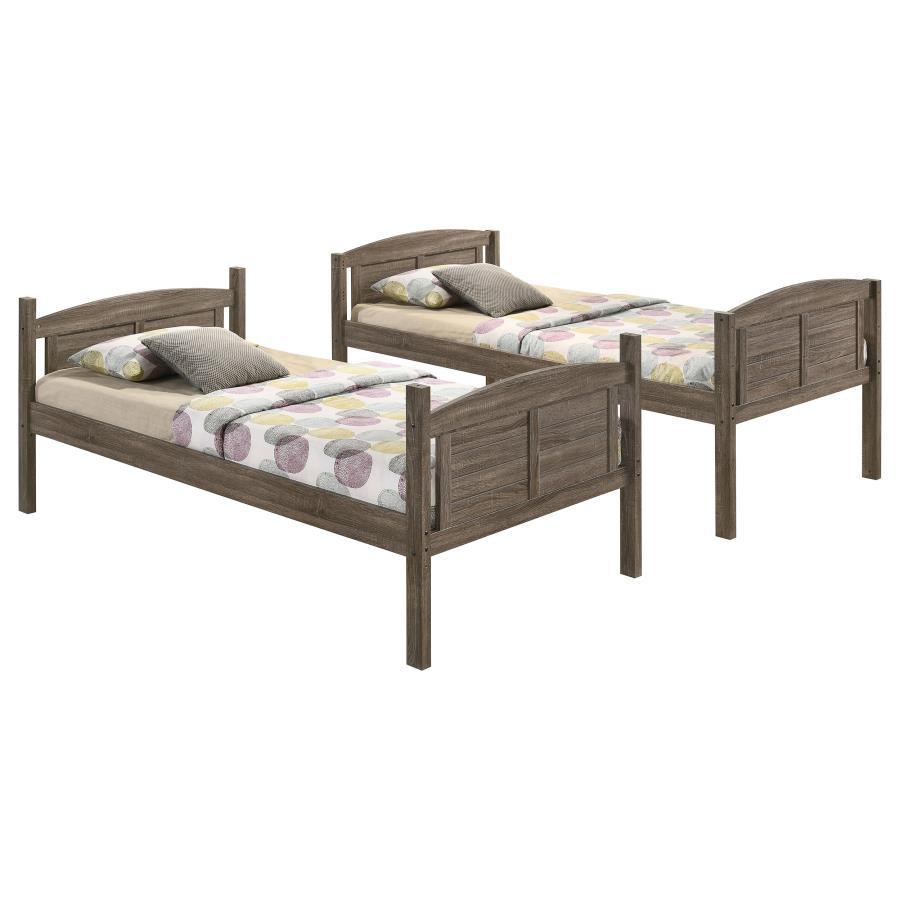 Flynn - Wood Bunk Bed With Mattress