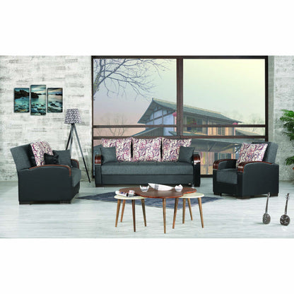 Ottomanson Mobimax - Upholstered Convertible Loveseat With Storage