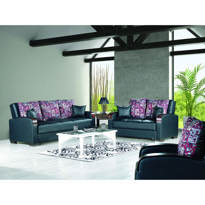 Ottomanson Mobimax - Upholstered Convertible Loveseat With Storage