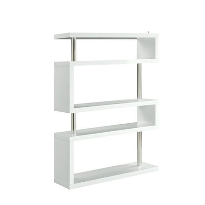 Buck II - Bookshelf - White High Gloss
