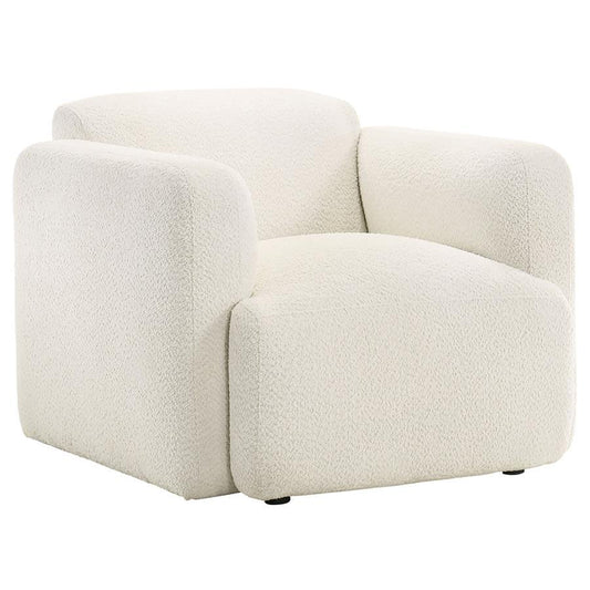 Dorset - Fabric Upholstered Round Track Arm Accent Chair