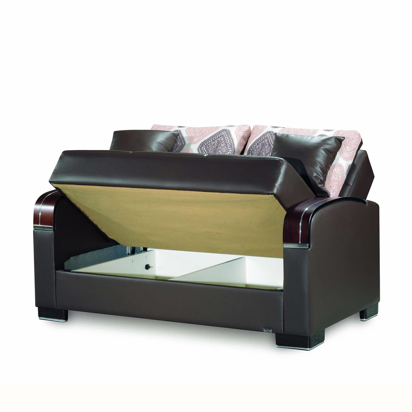 Ottomanson Mobimax - Upholstered Convertible Loveseat With Storage