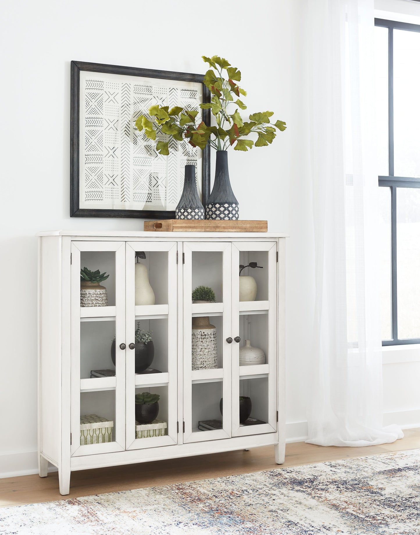 Kanwyn - Whitewash - Accent Cabinet