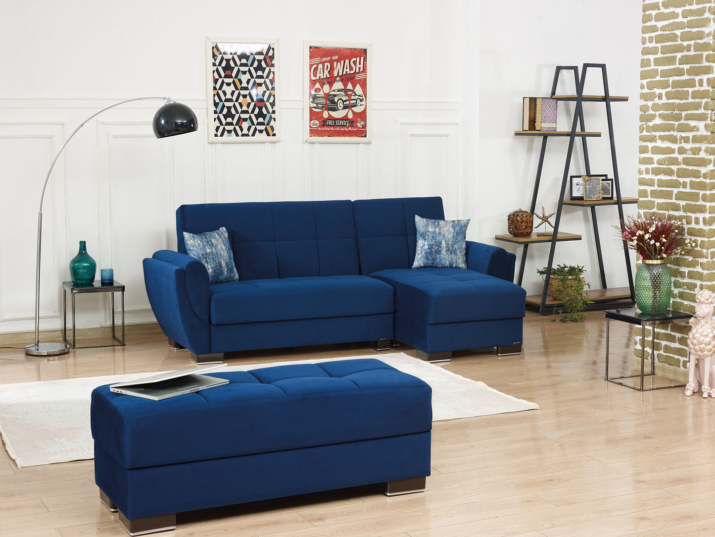 Ottomanson Armada Air - Upholstered Ottoman With Storage - Microfiber