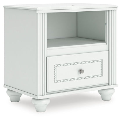 Kozlani - One Drawer Night Stand - White