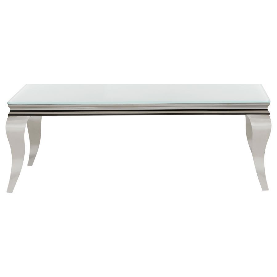 Carone - Glass Top Coffee Table Set