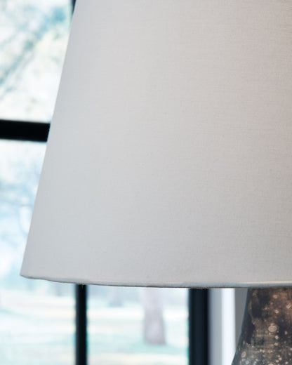 Bluacy - Antique Gray - Glass Table Lamp