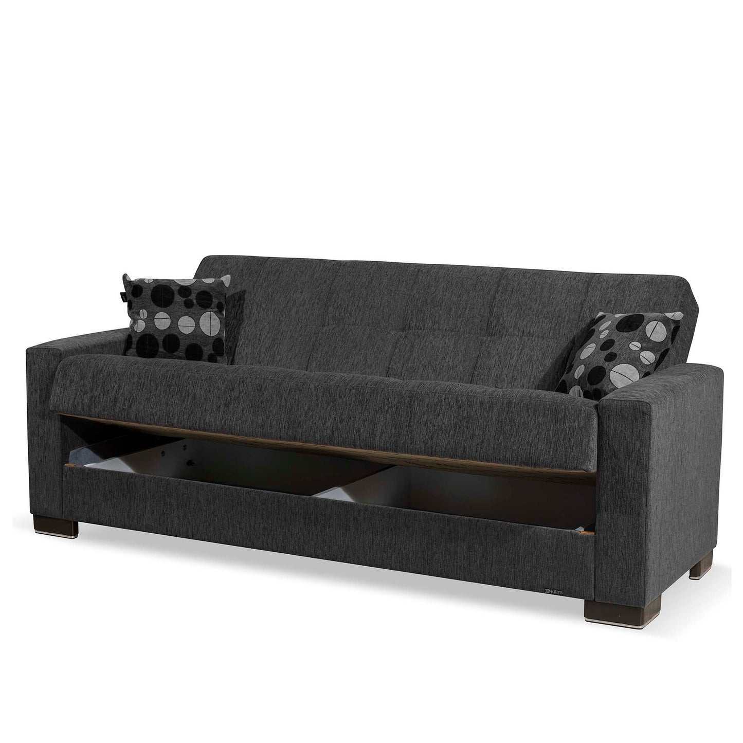 Ottomanson Armada - Upholstered Convertible Sofabed With Storage - Chenille