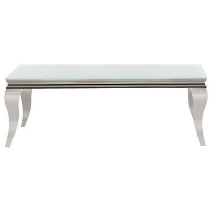 Carone - Glass Top Coffee Table Set