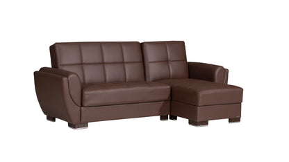 Ottomanson Armada Air - Upholstered Convertible Chaise Lounge With Storage