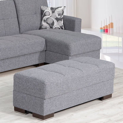 Ottomanson Armada - Upholstered Ottoman With Storage - Polyester