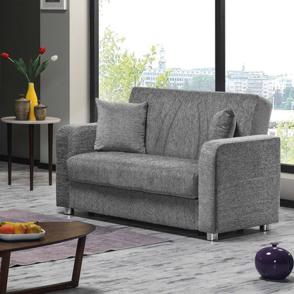 Ottomanson Elegance - Upholstered Convertible Loveseat With Storage