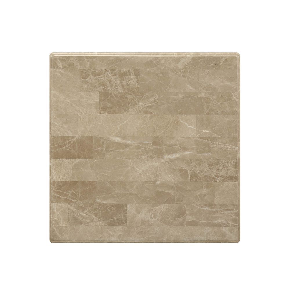 Daesha - End Table - Marble Top & Antique Gold