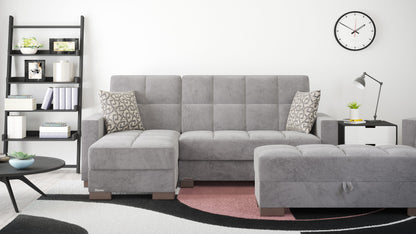 Ottomanson Armada - Upholstered Ottoman With Storage - Microfiber