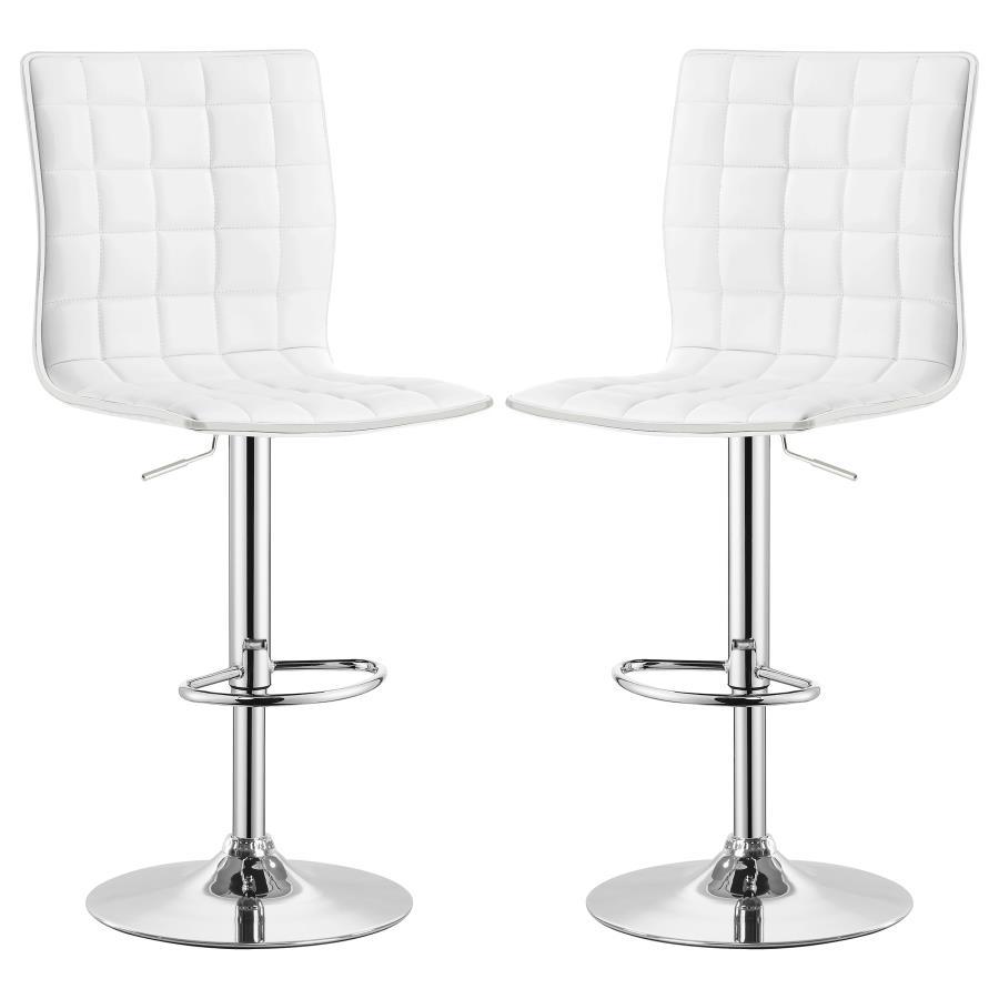 Ashbury - Upholstered Adjustable Bar Stool (Set of 2)