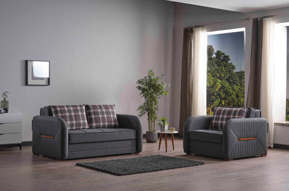 Ottomanson Speedy - Upholstered Convertible Armchair With Storage