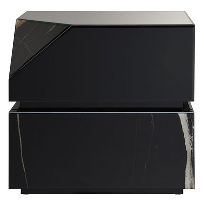 Drisana - End Table - Black Mirrored