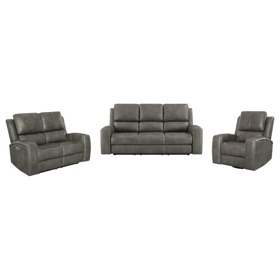 Brickston - Triple Power Reclining Sofa Set