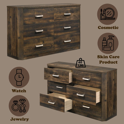 Elettra - Dresser - Rustic Walnut
