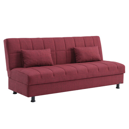 Ottomanson Sasta - Convertible Sofabed With Storage - Living Room Furniture - Bedroom Couch For Small Rooms - Studio Apartment Essentials