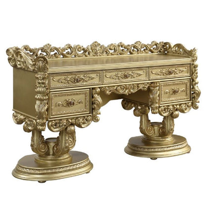 Bernadette - Vanity Desk - Gold