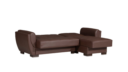 Ottomanson Armada Air - Upholstered Convertible Chaise Lounge With Storage
