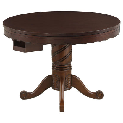 Turk - 5 Piece Dining And Game Table Set - Tobacco