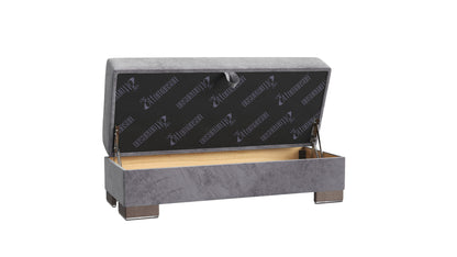 Ottomanson Armada - Upholstered Ottoman With Storage - Microfiber