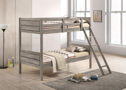 Ryder - Wood Bunk Bed With Mattress