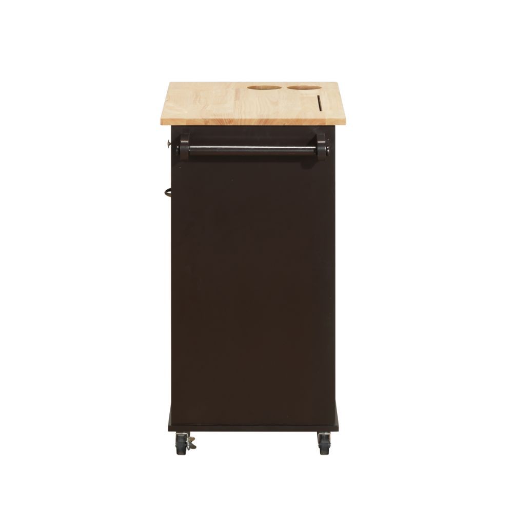 Zina - Kitchen Cart - Natural & Wenge