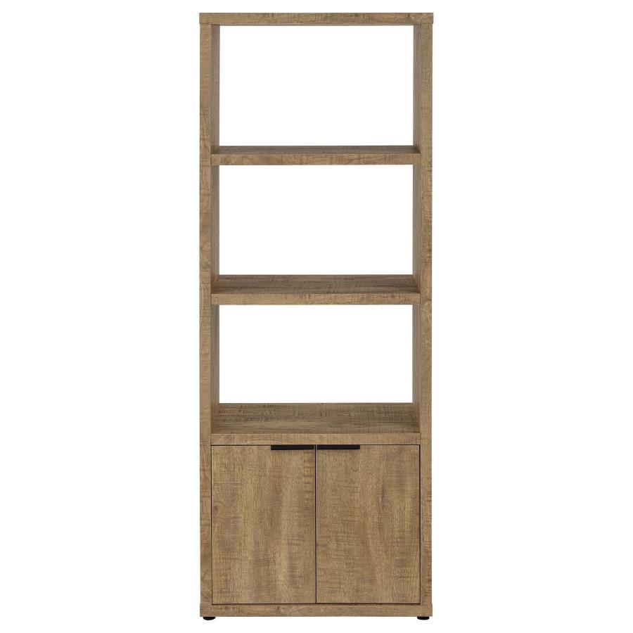 Tabby - 3-Shelf Engineered Wood Media Tower - Mango