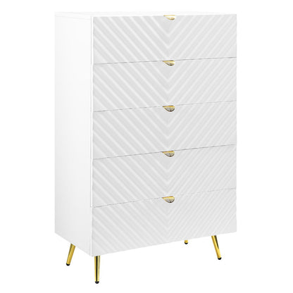 Gaines - Chest - White High Gloss