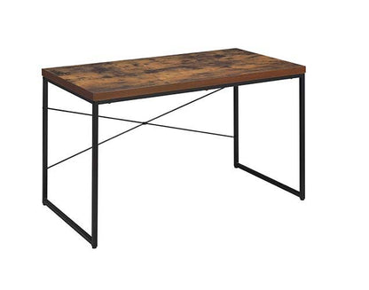 Bob - Console Table (Same 92396) - Weathered Oak & Black